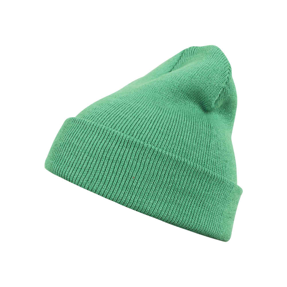 MSTRDS - Beanie Basic Flap kelly one size Beanie Muts - Groen